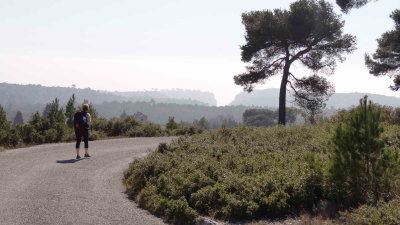 Au dpart du col de la Gardiole, quasiment une auto-route