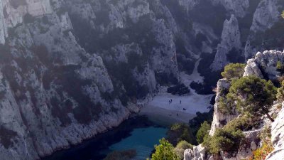 La plage de la calanque dEn Vau