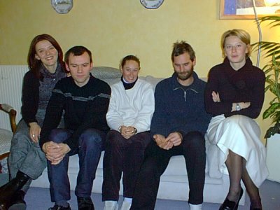 Sylvie et Philippe Ollivier, Josphine Ollivier, Bruno Borneuf et Isabelle Ollivier