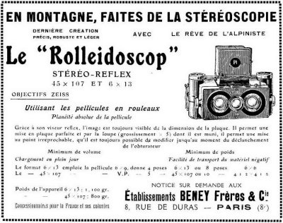 La 3D en 1928 : le Rolleidoscop !