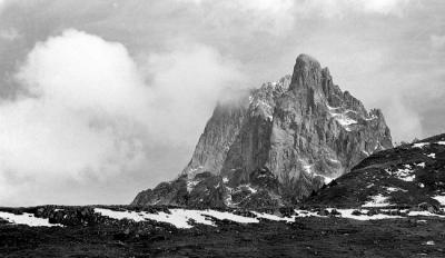 Face NW du Petit Pic d'Ossau