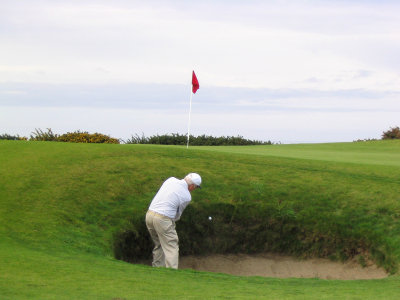Dad in a Bandon Bunker