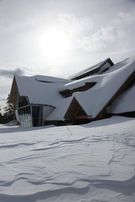 A lot of snow fell this winter