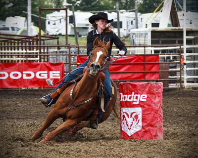 Ladies Barrell Racing at its Best