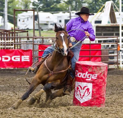 Ladies Barrell Racing at its Best two