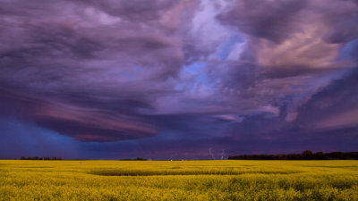Clouds over Wetaskiwin