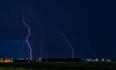 Lightning Over Wetaskiwin