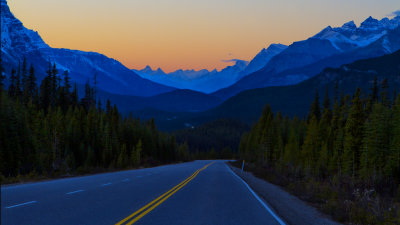 Scenic Banff-Jasper Highway