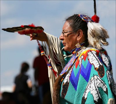 Elder Pow Wow Dancer