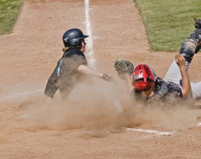 safe at the plate