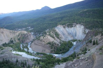 A Canyon on the way from Lillooet to Seton Portage and beyond