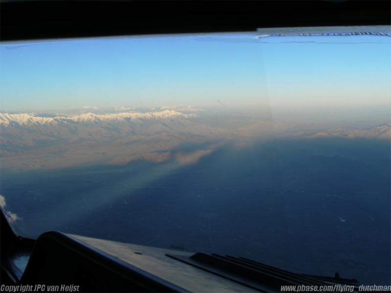Shadow of the mountains over Kabul