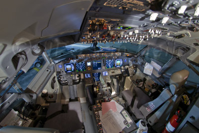Cockpit during turnaround