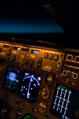 Cockpit sunrise