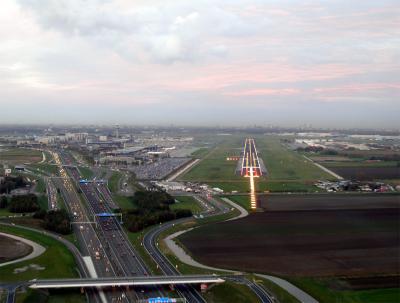 Runway and A4 highway