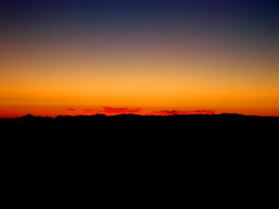 Sunrise above the Pyrinees