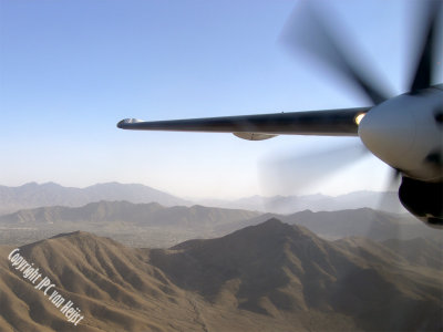 Flying North of Kabul