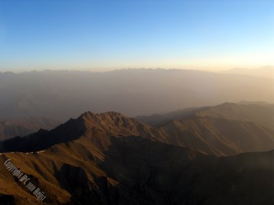 Sunrise above the HinduKush