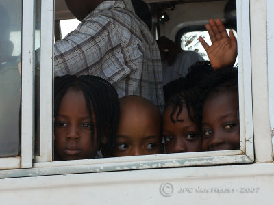 Children in the bus