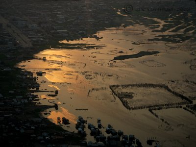 Village in the water