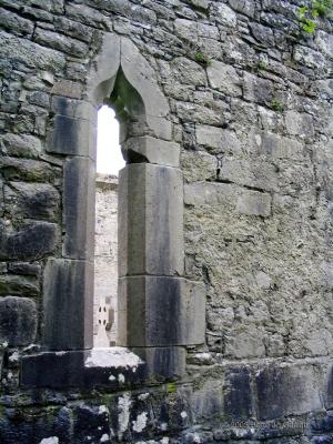 Dysert O'Dea church window