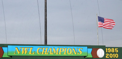 2010 NWL Champions sign