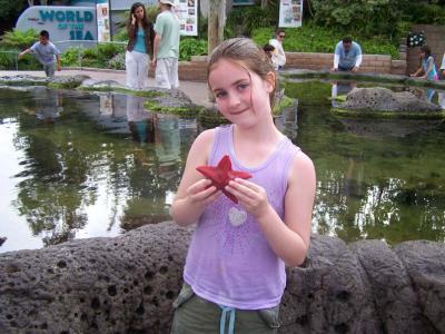 Hailey & a starfish