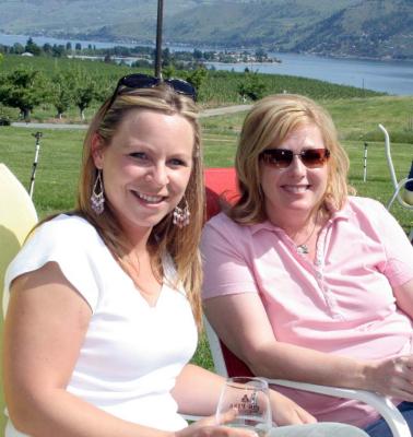 @ Big Pine Winery - Lake Chelan in the background