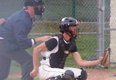 kenny behind the plate