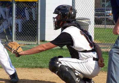 kenny behind the plate