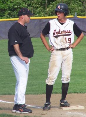 kenny on third with coach collins