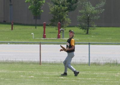 fly ball to centerfield