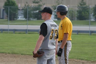 danny with a runner on first base