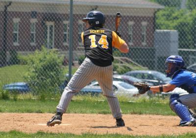 aaron at the plate