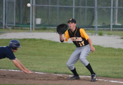 tyler on first base