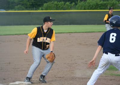 jeremy holds the runner at third
