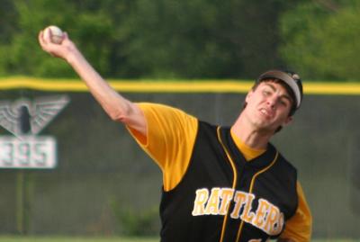 jarad working hard on the mound