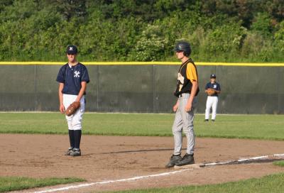 adam on first base