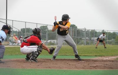 aaron at the plate