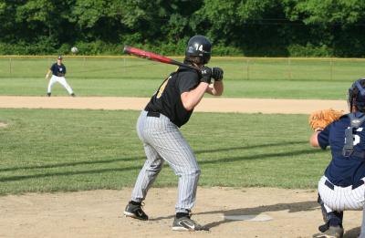 aaron at the plate