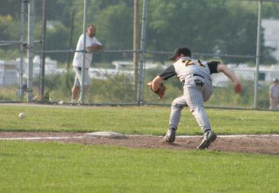 jeremy goes for a foul ball