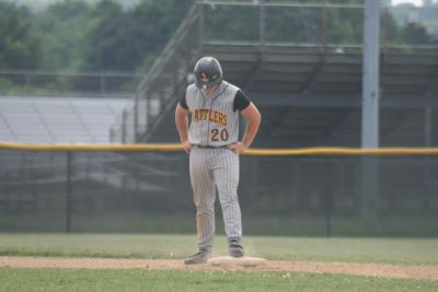 nick on second base