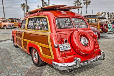 Ford 1951 Woody Wgn Red R HDR Pier 3-26-11 (169)Custom Country Squire R.jpg