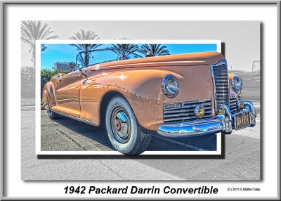 Packard 1942 Darrin Convertible Yellow Show 2011 (4) OOB.jpg