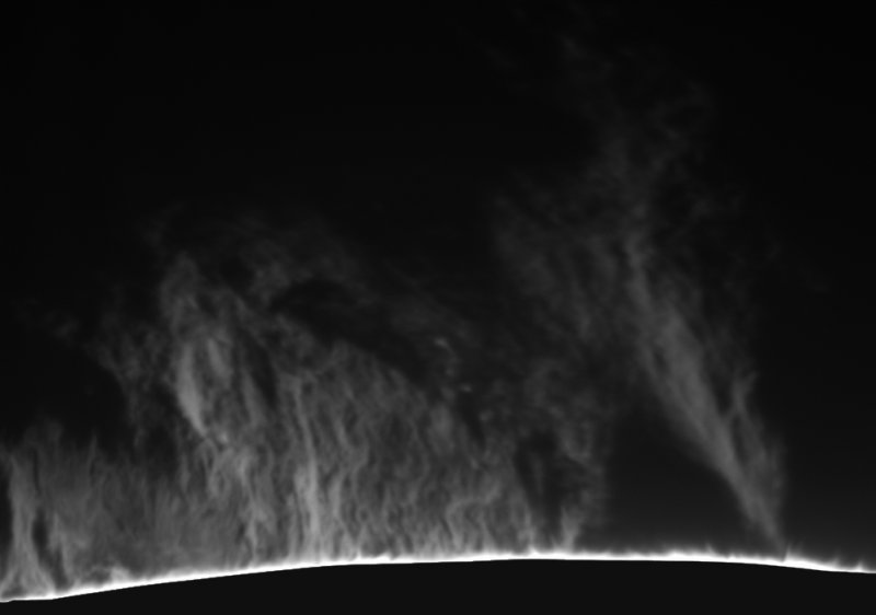 Prominence 5.6.2011 in south-west