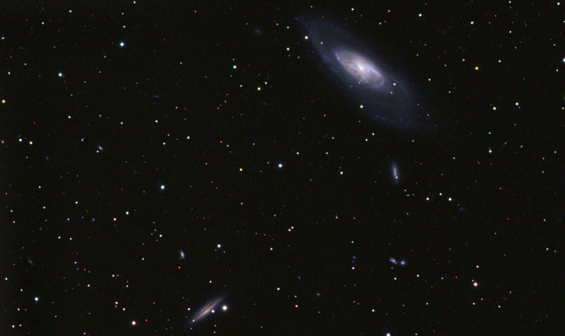 M106 + NGC4217