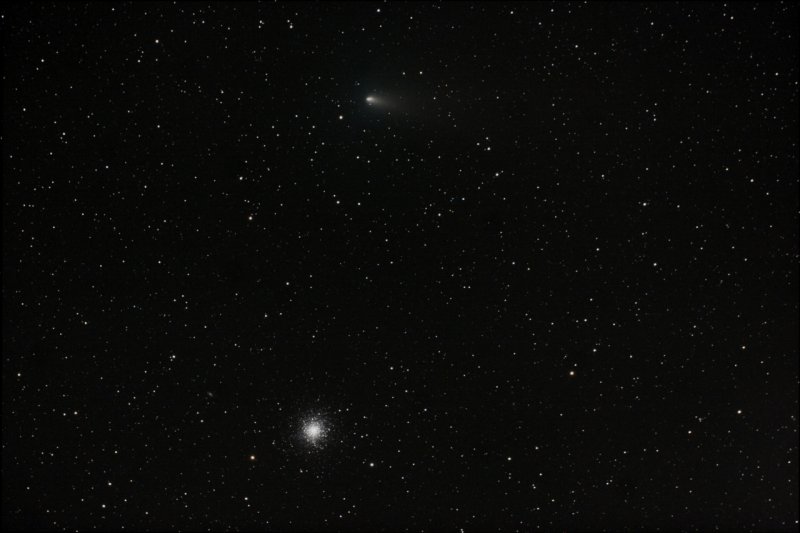  73P/Schwassmann-Wachmann 3 at  Messier 13