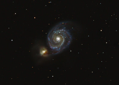 M51 + NGC 5195
