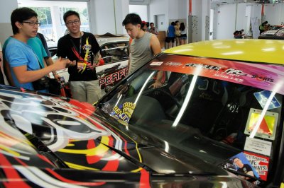 Big Cola & Goodyear Drift Team driver Benjamin Chiam (SIN)