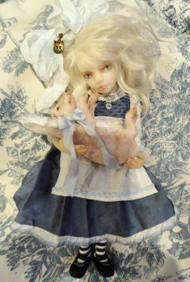 Alice & the Pig (pig by Kerri Pajutee)